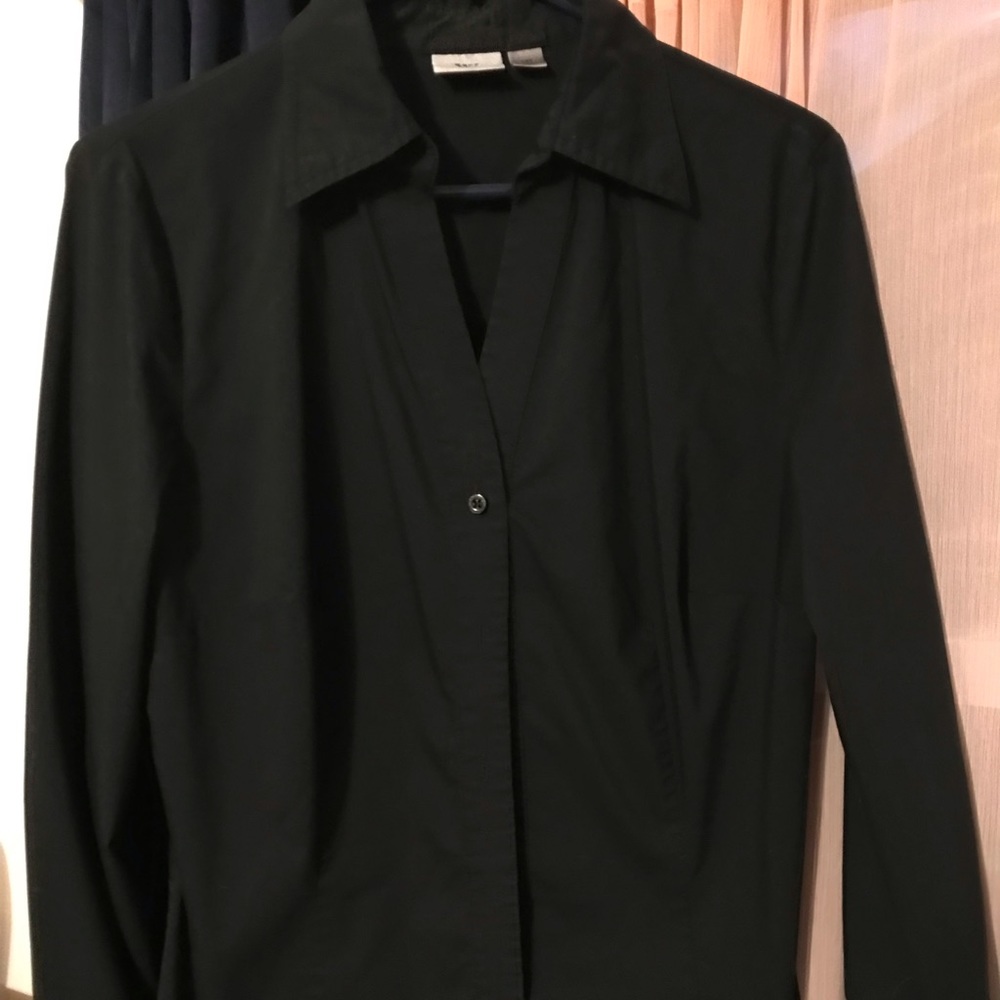 Black button up